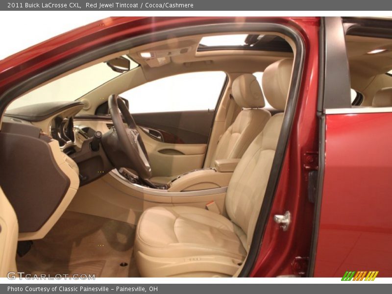 Front Seat of 2011 LaCrosse CXL