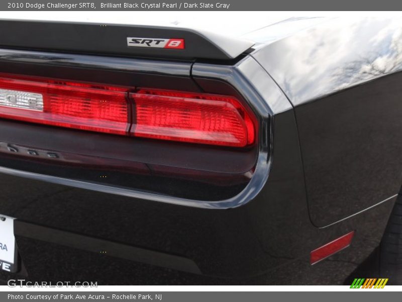 Brilliant Black Crystal Pearl / Dark Slate Gray 2010 Dodge Challenger SRT8