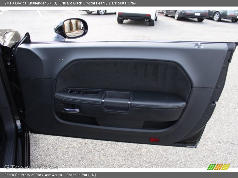 Brilliant Black Crystal Pearl / Dark Slate Gray 2010 Dodge Challenger SRT8