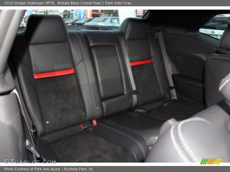 Rear Seat of 2010 Challenger SRT8