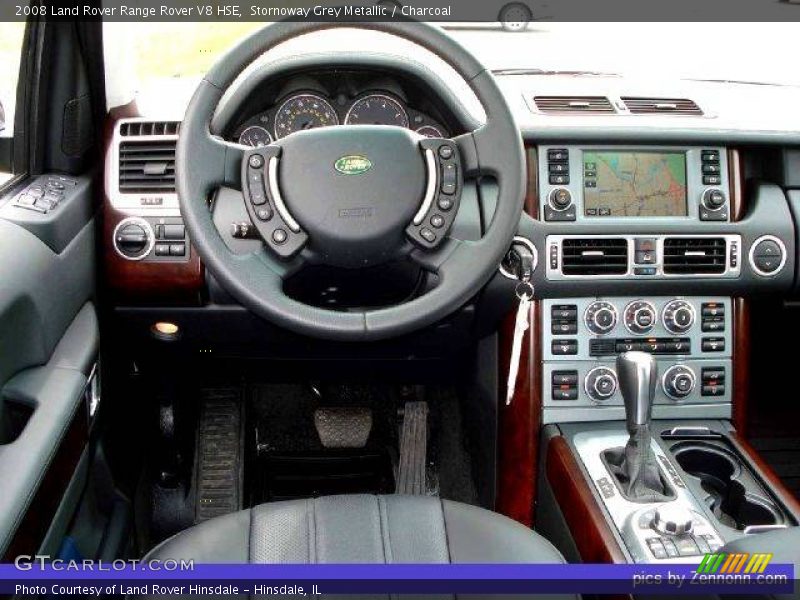 Stornoway Grey Metallic / Charcoal 2008 Land Rover Range Rover V8 HSE