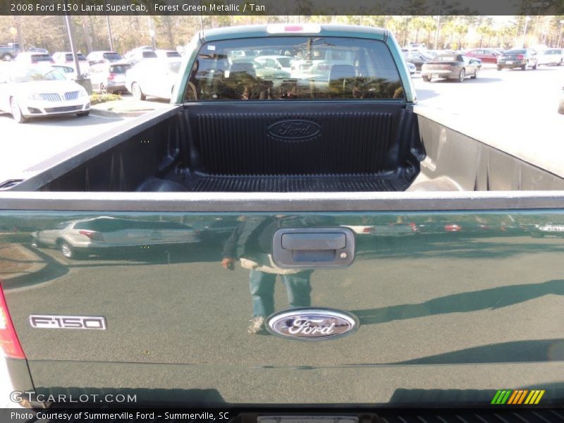Forest Green Metallic / Tan 2008 Ford F150 Lariat SuperCab