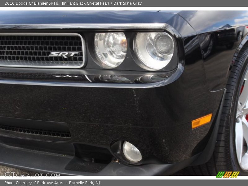 Brilliant Black Crystal Pearl / Dark Slate Gray 2010 Dodge Challenger SRT8