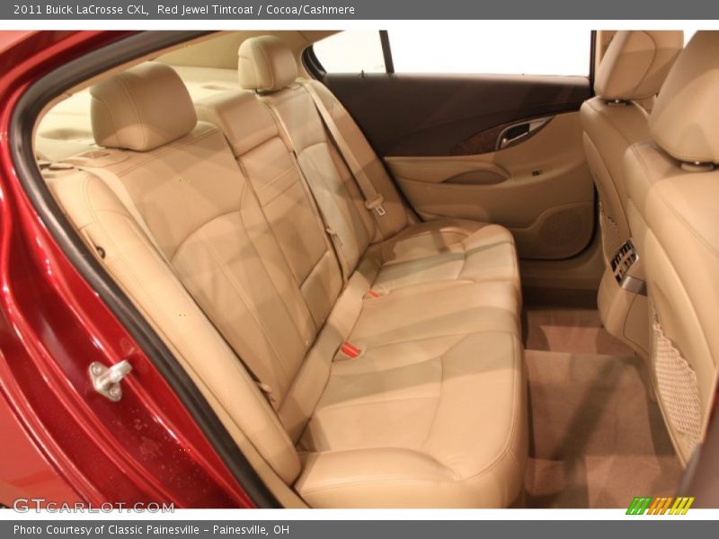 Rear Seat of 2011 LaCrosse CXL