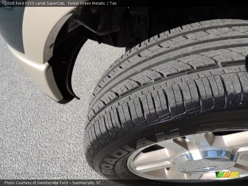 Forest Green Metallic / Tan 2008 Ford F150 Lariat SuperCab