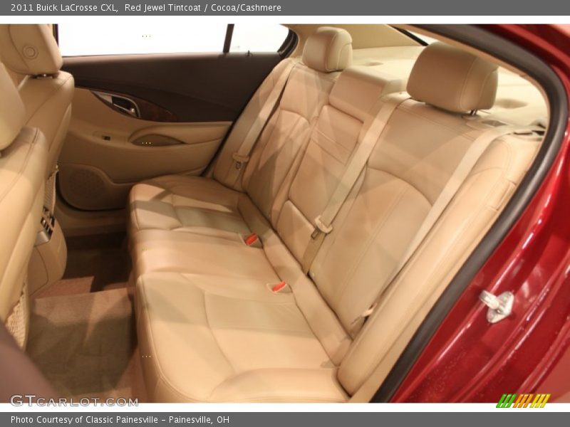 Rear Seat of 2011 LaCrosse CXL