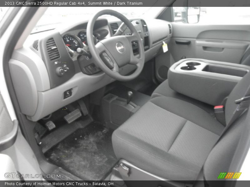  2013 Sierra 2500HD Regular Cab 4x4 Dark Titanium Interior