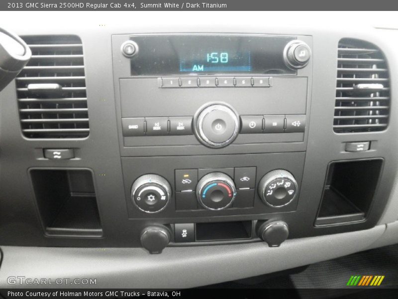 Summit White / Dark Titanium 2013 GMC Sierra 2500HD Regular Cab 4x4