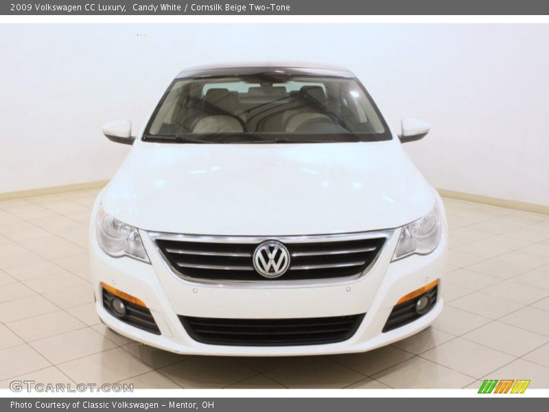 Candy White / Cornsilk Beige Two-Tone 2009 Volkswagen CC Luxury