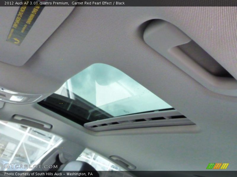 Sunroof of 2012 A7 3.0T quattro Premium