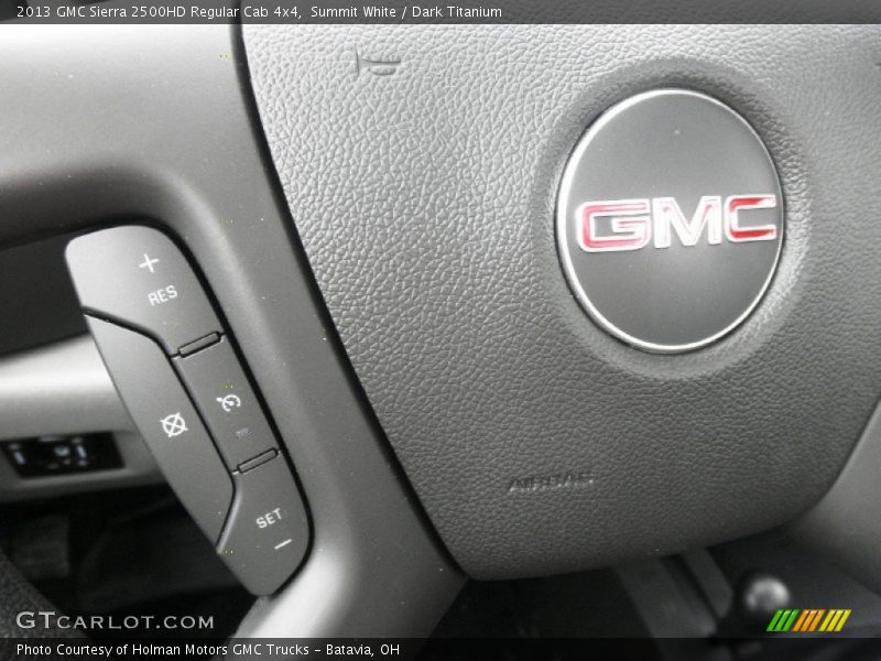 Summit White / Dark Titanium 2013 GMC Sierra 2500HD Regular Cab 4x4