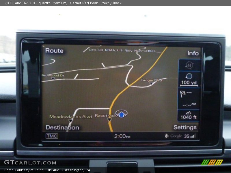 Navigation of 2012 A7 3.0T quattro Premium