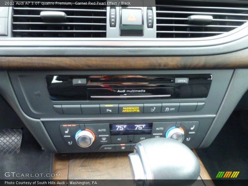 Controls of 2012 A7 3.0T quattro Premium