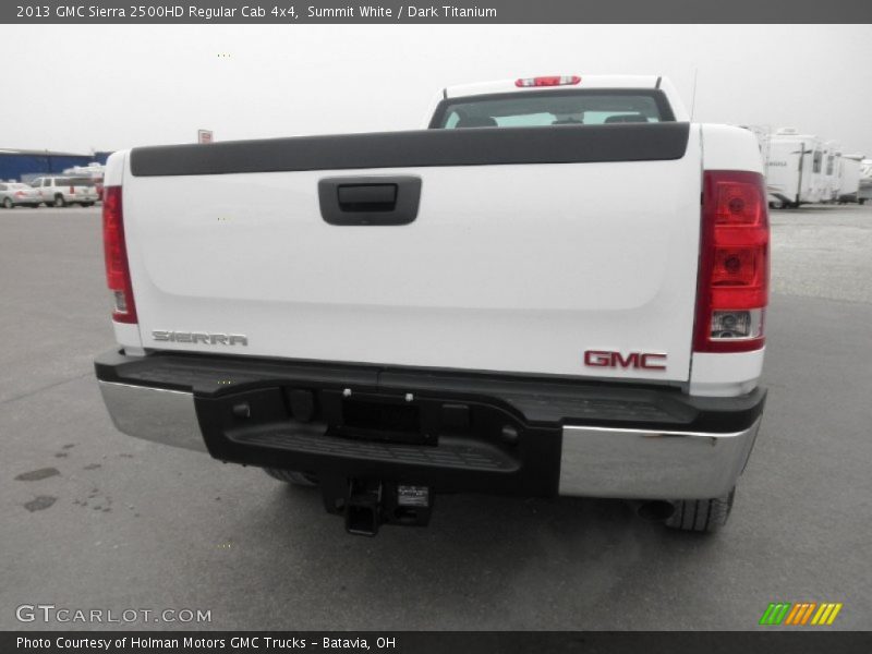 Summit White / Dark Titanium 2013 GMC Sierra 2500HD Regular Cab 4x4