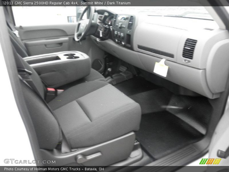 Summit White / Dark Titanium 2013 GMC Sierra 2500HD Regular Cab 4x4