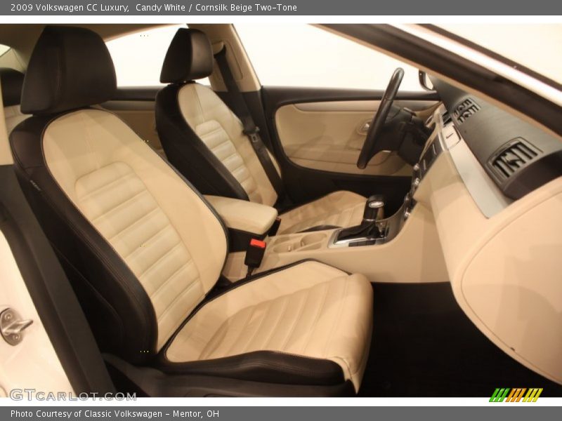 Candy White / Cornsilk Beige Two-Tone 2009 Volkswagen CC Luxury