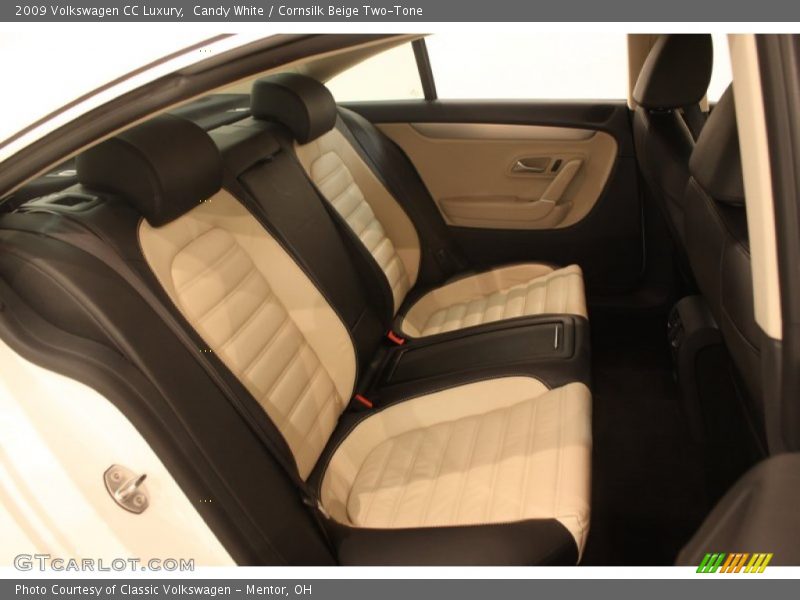 Candy White / Cornsilk Beige Two-Tone 2009 Volkswagen CC Luxury