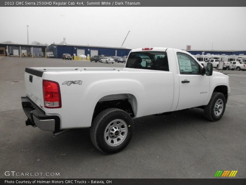 Summit White / Dark Titanium 2013 GMC Sierra 2500HD Regular Cab 4x4