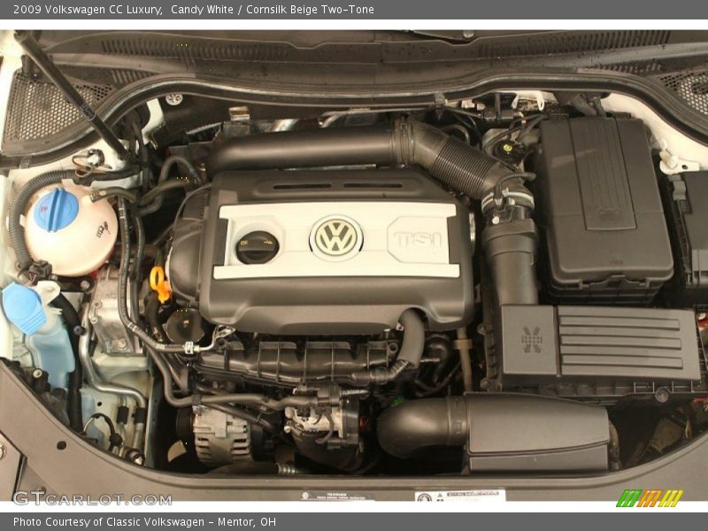 Candy White / Cornsilk Beige Two-Tone 2009 Volkswagen CC Luxury