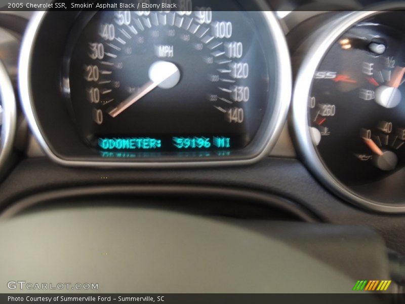 Smokin' Asphalt Black / Ebony Black 2005 Chevrolet SSR