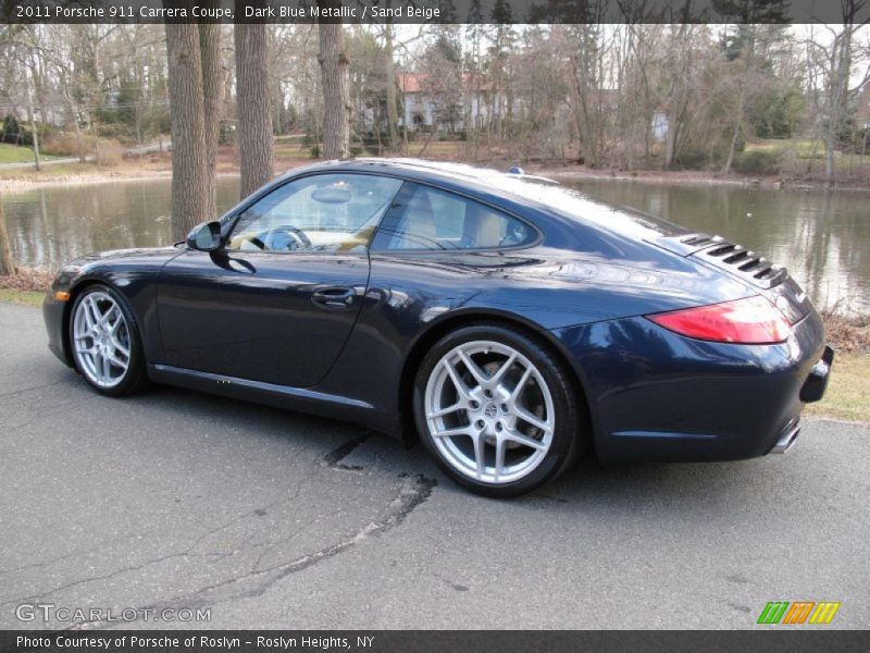 Dark Blue Metallic / Sand Beige 2011 Porsche 911 Carrera Coupe