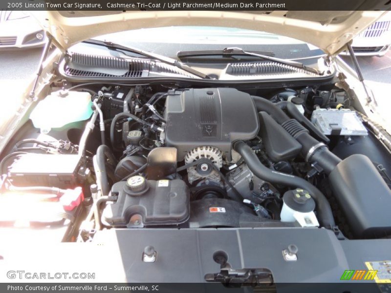 Cashmere Tri-Coat / Light Parchment/Medium Dark Parchment 2005 Lincoln Town Car Signature