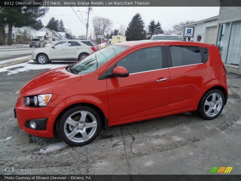  2012 Sonic LTZ Hatch Inferno Orange Metallic