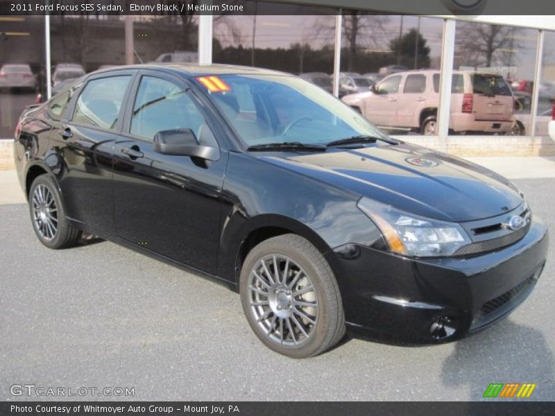 Front 3/4 View of 2011 Focus SES Sedan