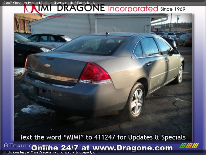 Dark Silver Metallic / Ebony Black 2007 Chevrolet Impala LS