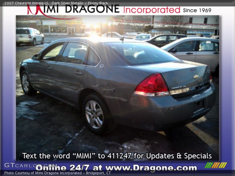 Dark Silver Metallic / Ebony Black 2007 Chevrolet Impala LS