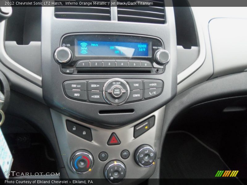 Controls of 2012 Sonic LTZ Hatch