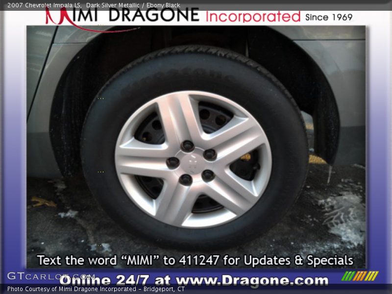 Dark Silver Metallic / Ebony Black 2007 Chevrolet Impala LS