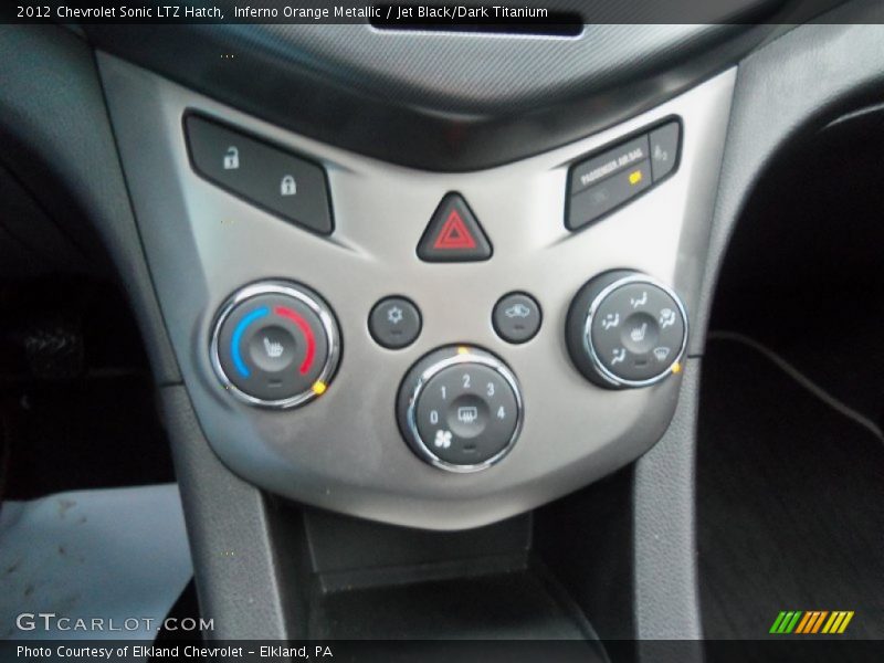 Controls of 2012 Sonic LTZ Hatch