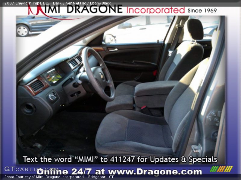 Dark Silver Metallic / Ebony Black 2007 Chevrolet Impala LS