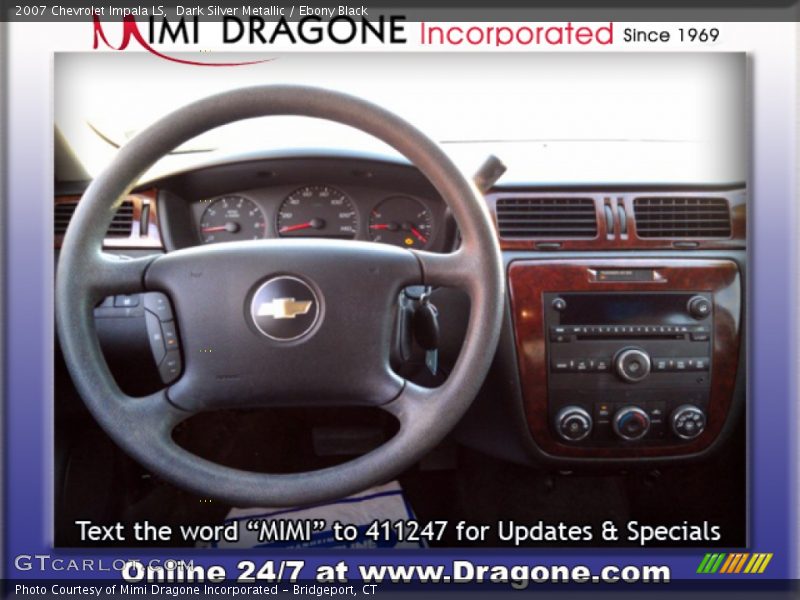 Dark Silver Metallic / Ebony Black 2007 Chevrolet Impala LS