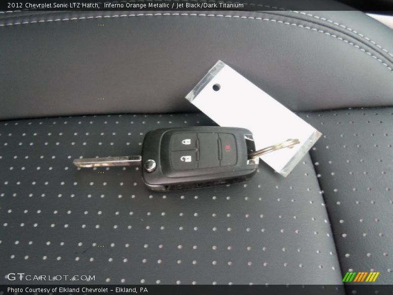 Keys of 2012 Sonic LTZ Hatch