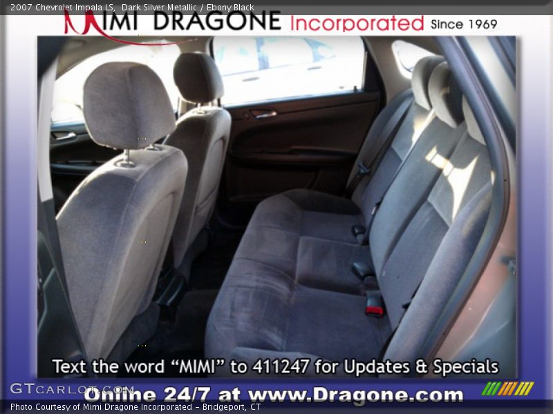 Dark Silver Metallic / Ebony Black 2007 Chevrolet Impala LS