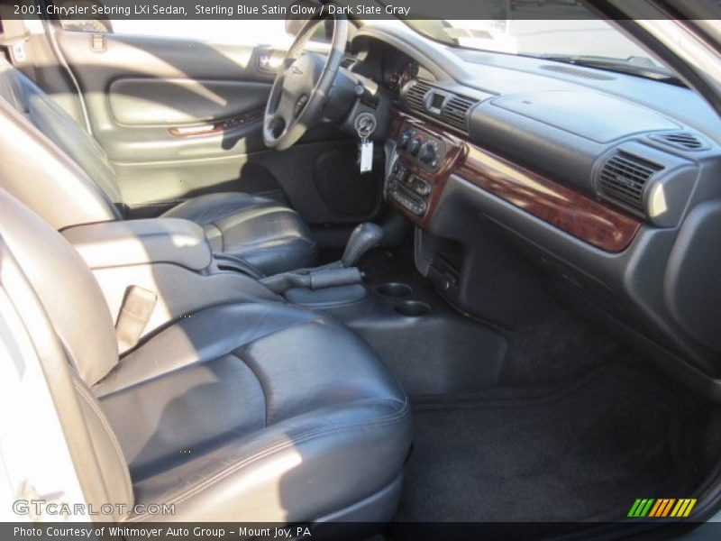 Sterling Blue Satin Glow / Dark Slate Gray 2001 Chrysler Sebring LXi Sedan