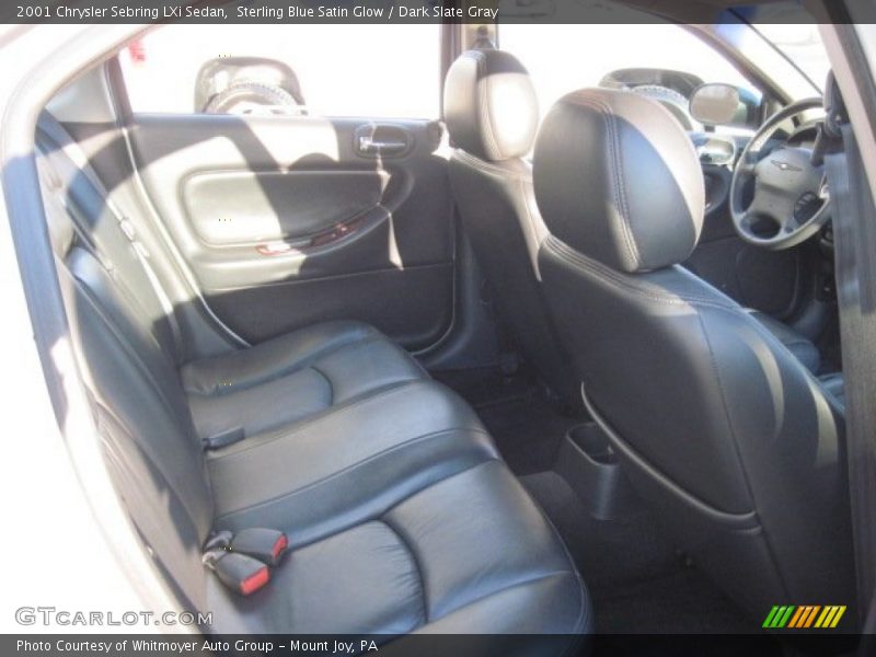 Sterling Blue Satin Glow / Dark Slate Gray 2001 Chrysler Sebring LXi Sedan