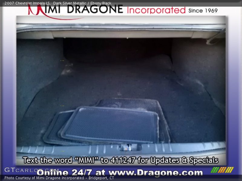 Dark Silver Metallic / Ebony Black 2007 Chevrolet Impala LS