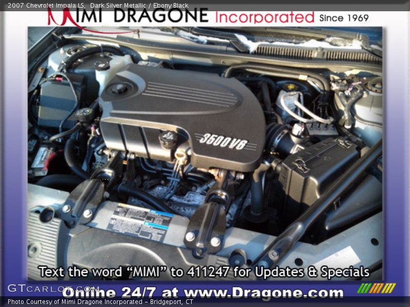 Dark Silver Metallic / Ebony Black 2007 Chevrolet Impala LS