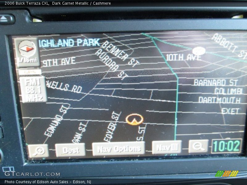 Navigation of 2006 Terraza CXL