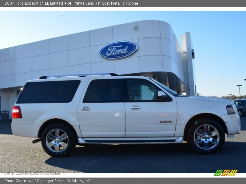 White Sand Tri Coat Metallic / Stone 2007 Ford Expedition EL Limited 4x4