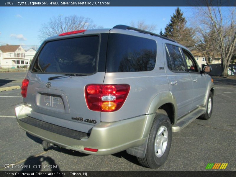 Silver Sky Metallic / Charcoal 2002 Toyota Sequoia SR5 4WD