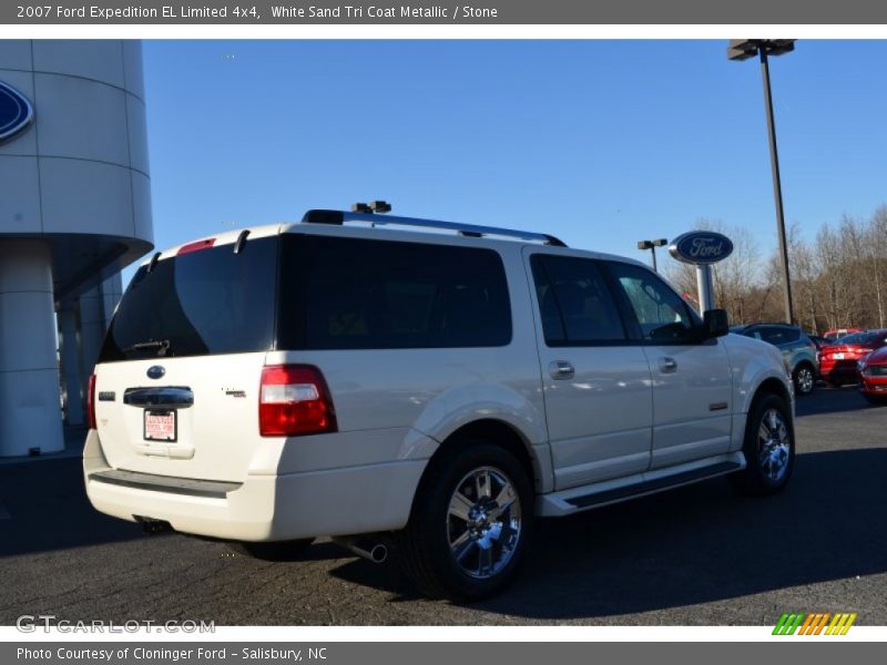 White Sand Tri Coat Metallic / Stone 2007 Ford Expedition EL Limited 4x4