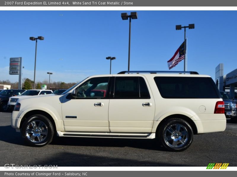 White Sand Tri Coat Metallic / Stone 2007 Ford Expedition EL Limited 4x4