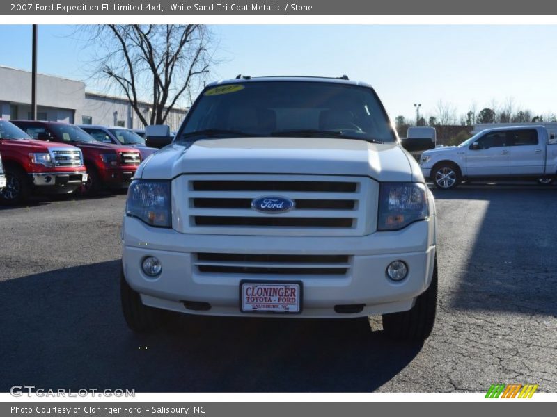 White Sand Tri Coat Metallic / Stone 2007 Ford Expedition EL Limited 4x4