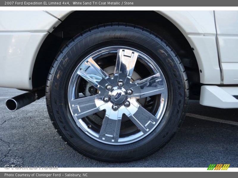 White Sand Tri Coat Metallic / Stone 2007 Ford Expedition EL Limited 4x4