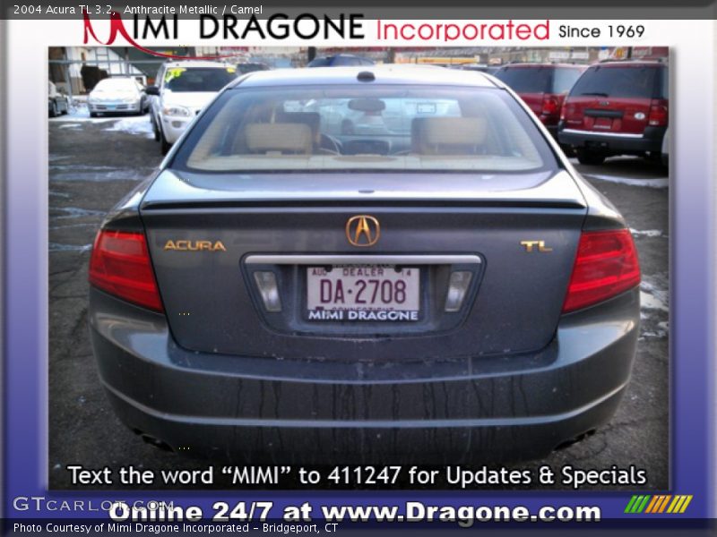 Anthracite Metallic / Camel 2004 Acura TL 3.2