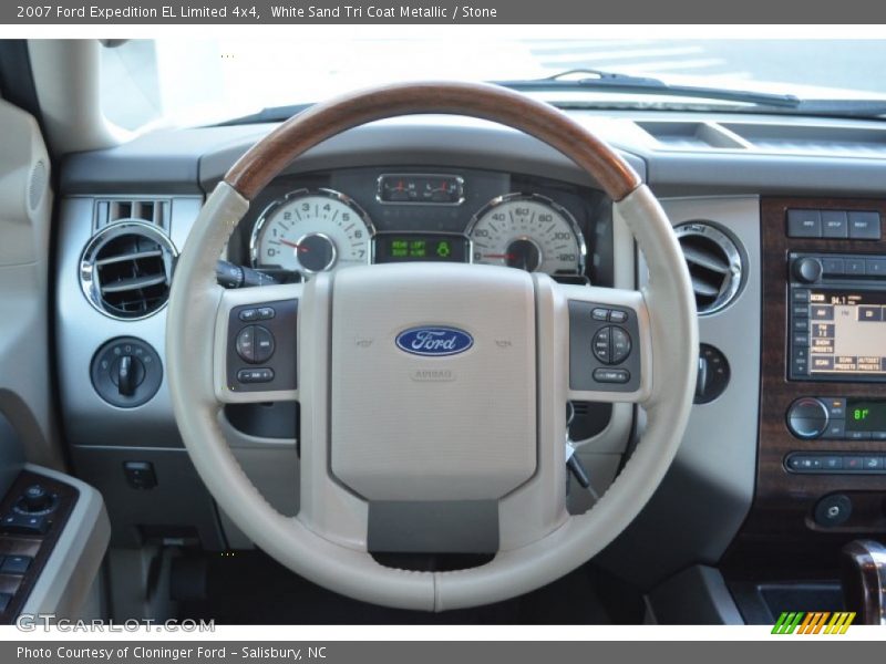 White Sand Tri Coat Metallic / Stone 2007 Ford Expedition EL Limited 4x4